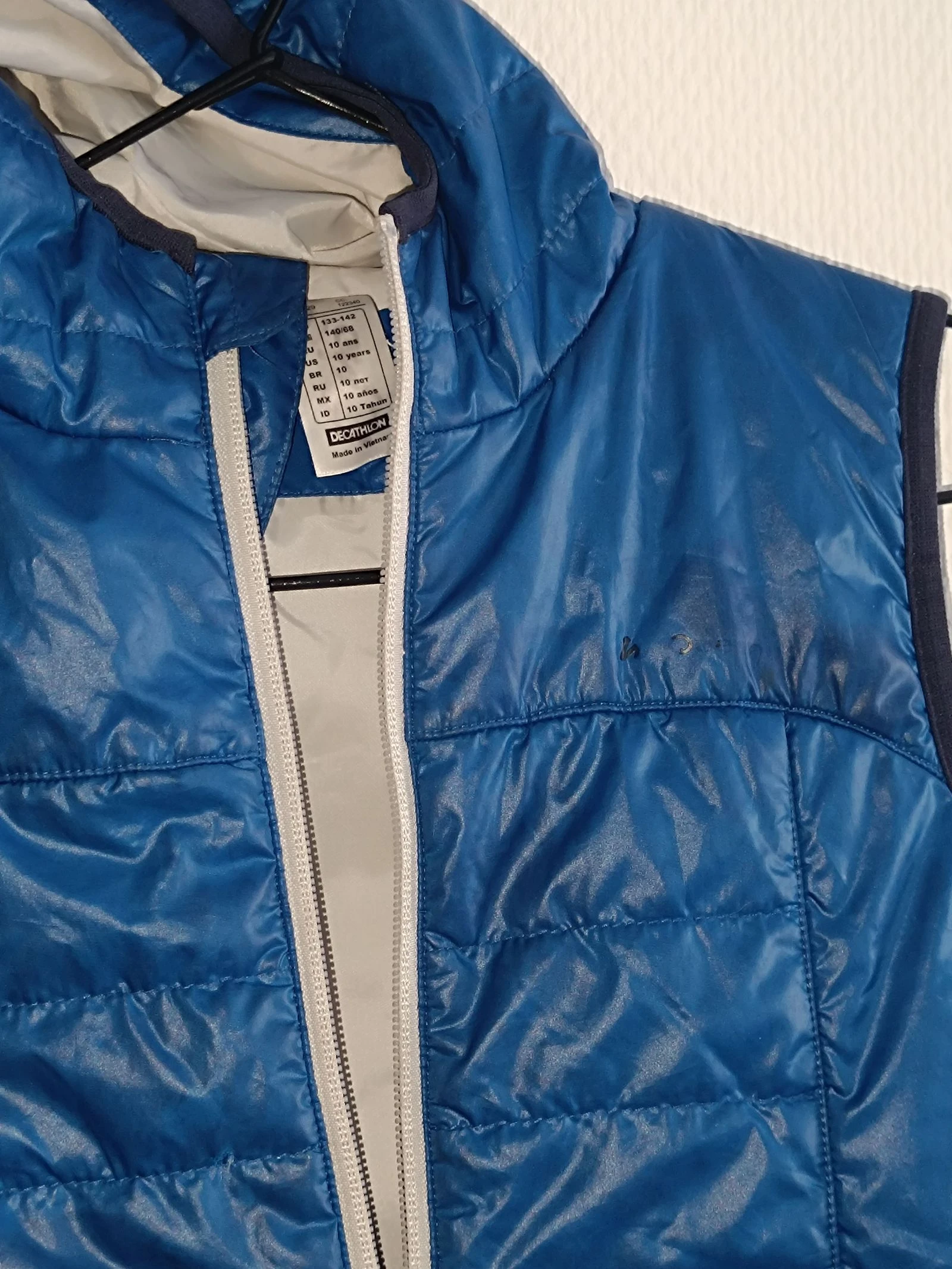 Veste sem mangas azul 💙 10 anos menino – photo 2